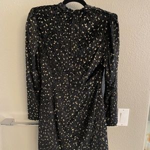 A.L.C. Black and gold dress